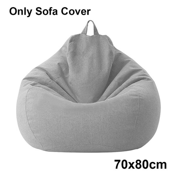 Adults Kids Large Bean Bag Chair Sofa Couch Cover Indoor Lazy Lounger No filling Puff Couch Chairs Tatami Living Room Furniture