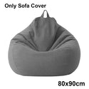 Adults Kids Large Bean Bag Chair Sofa Couch Cover Indoor Lazy Lounger No filling Puff Couch Chairs Tatami Living Room Furniture