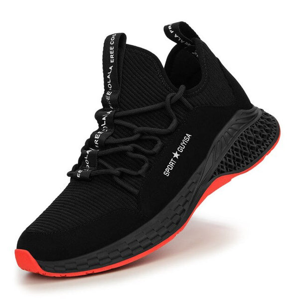 XPUHGM Breathable Safety Shoes Men Summer Lightweight Work Shoes Steel Toe Puncture-Proof Work Sneakers Indestructible Shoes