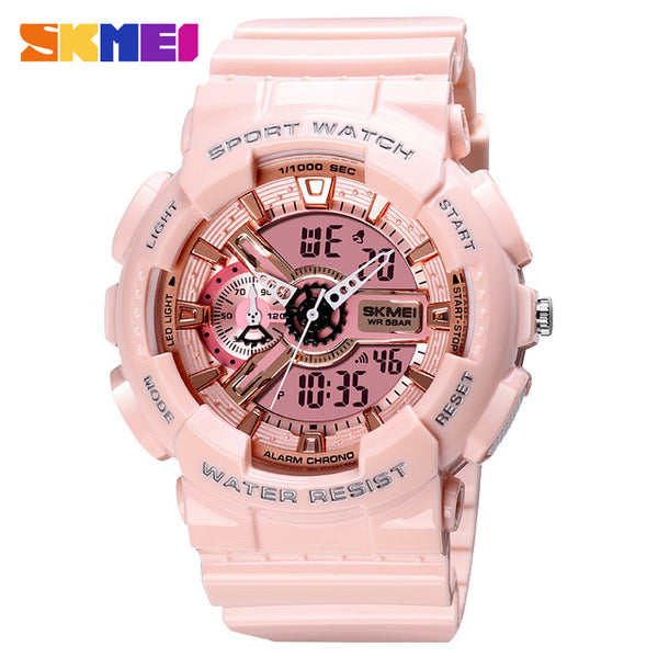 SKMEI Youth Fashion Digital Watch Men Shockproof Waterproof Dual Wristwatches LED Chrono Alarm Clock Mens Watches Cool Hour 1688
