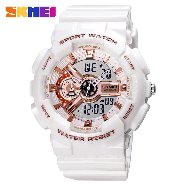 SKMEI Youth Fashion Digital Watch Men Shockproof Waterproof Dual Wristwatches LED Chrono Alarm Clock Mens Watches Cool Hour 1688