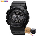 SKMEI Youth Fashion Digital Watch Men Shockproof Waterproof Dual Wristwatches LED Chrono Alarm Clock Mens Watches Cool Hour 1688