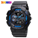 SKMEI Youth Fashion Digital Watch Men Shockproof Waterproof Dual Wristwatches LED Chrono Alarm Clock Mens Watches Cool Hour 1688