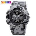 SKMEI Youth Fashion Digital Watch Men Shockproof Waterproof Dual Wristwatches LED Chrono Alarm Clock Mens Watches Cool Hour 1688