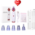 Electric Blackhead Acne Facial Nose Cleaner Vacuum Suction Acne Nose Blackhead Acne Acne Needle Set Beauty Skin Care Tools