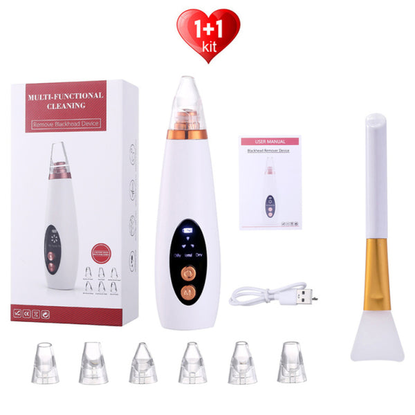 Electric Blackhead Acne Facial Nose Cleaner Vacuum Suction Acne Nose Blackhead Acne Acne Needle Set Beauty Skin Care Tools
