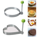 2020 Stainless Steel Shape Frying Eggs Tools Utensil Type Omelette Mold Egg Pancake Ring Egg Shape Kitchen Appliances Tools