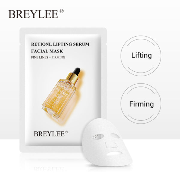 BREYLEE Retinol Series Anti Aging Firming Face Mask Facial Eye Cream Serum Remove Fine Lines Wrinkles Tighten Skin Care Essence
