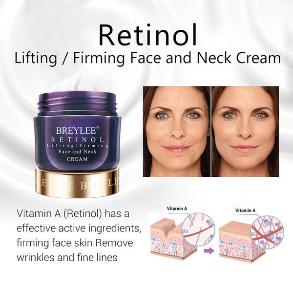 BREYLEE Retinol Series Anti Aging Firming Face Mask Facial Eye Cream Serum Remove Fine Lines Wrinkles Tighten Skin Care Essence
