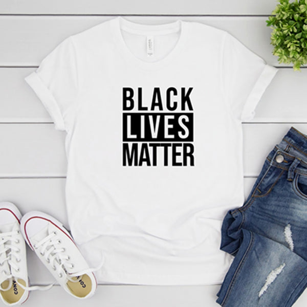 Black Lives Matter Shirt Unsex BLM T-Shirt George Floyd Protest Shirts Civil Rights Black History Tee Cool Slogan Tops
