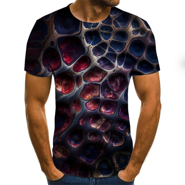 2020 Summer T shirt Men Streetwear O Neck Short Sleeve Tees Tops  Punk Style  Male Clothes Casual  3D Print Tshirt