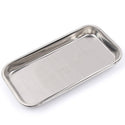 1PC Stainless Steel Cosmetic Storage Tray Nail Art Equipment Plate Doctor Surgical Dental Tray False Nails Dish Tools