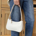 Handle Bag Women Retro Handbag PU Leather Shoulder Totes Underarm Vintage Top Handle Bag Female Small Subaxillary Bags Clutch