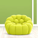 Modern Art Bubble Fabric Single-Seat Sofa Chair Small Apartment Living Room Leisure Sofa Dining Chair Creative Lazy Sofa