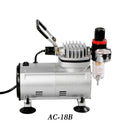 AC-18 Series Power Tools Portable Airbrush Spray Mini Air Compressor Professional Gravity Feed Dual-Action Piston Air Compressor