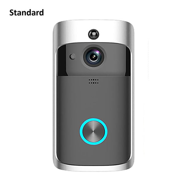 Wsdcam Smart Doorbell Camera Wifi Wireless Call Intercom Video-Eye for Apartments Door Bell Ring for Phone Home Security Cameras