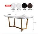 Northern European dining table and chair combination modern simple small flat rectangular dining table domestic Hong Kong style