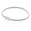 CHIELOYS High Quality Authentic Silver Color Snake Chain Fine Bracelet Fit European Charm Bracelet for Women DIY Jewelry Making