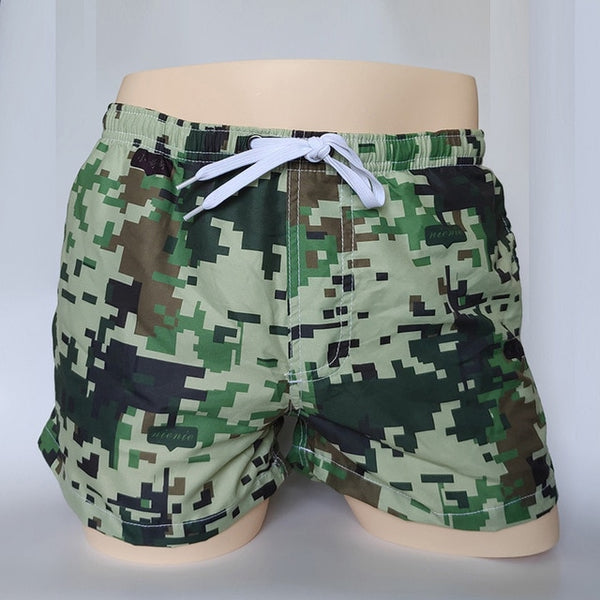 New Men's Board Shorts Printed And Striped Quick Drying Summer Beach Short Pants Fashion