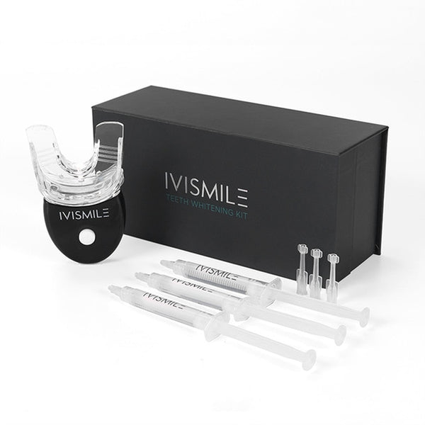 IVISMILE Teeth Whitening Kit With Led Light Oral Care Bleach Cleaning Professional Peroxide Home Use Dental Instrument Machine