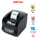 Xprinter Thermal Label Printer Barcode Sticker Receipt Printers 2 In 1 Print Bill Machine 20mm-80mm for Android iSO Windows