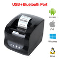 Xprinter Thermal Label Printer Barcode Sticker Receipt Printers 2 In 1 Print Bill Machine 20mm-80mm for Android iSO Windows