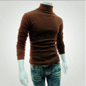 2020 New Autumn Winter Men'S sweater Men's Turtleneck Solid Color Casual Sweater Men's Slim Fit Brand Knitted Pullovers