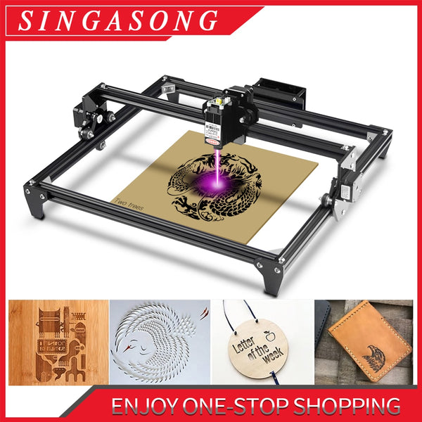 Totem CNC Laser Engraving Machine 30*40cm 2Axis DIY Engraver Desktop Wood Router/Cutter/Printer + Laser Goggles