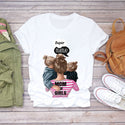 Women 2020 Cartoon Super Mom Life Momlife Summer Print Lady T-shirts Top T Shirt Ladies Womens Graphic Female Tee T-Shirt