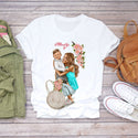 Women 2020 Cartoon Super Mom Life Momlife Summer Print Lady T-shirts Top T Shirt Ladies Womens Graphic Female Tee T-Shirt