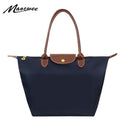 New Nylon Beach Tote Bag Fashion Womens Handbag Tote Oxford Shoulder Bags Female Waterproof Dumplings Folding Shopping Bag 2020