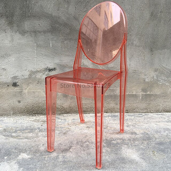 Ghost Chair ins Transparent  Dining  Creative  Designer  Hotel