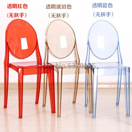 Ghost Chair ins Transparent  Dining  Creative  Designer  Hotel