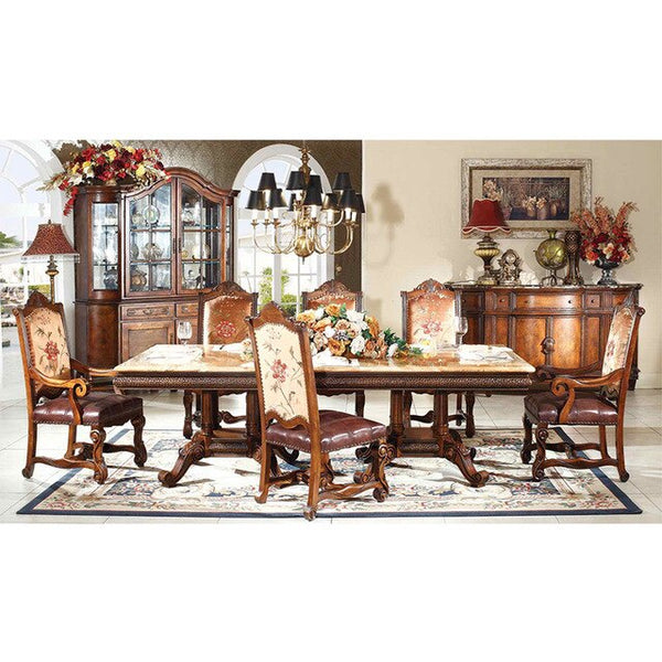 Luxury classical dining room furniture set tables with chairs Столы со стульями GH150