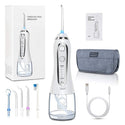Oral Irrigator 5 Modes Portable 300ml Dental Water Flosser Jet USB Rechargeable Irrigator Dental Water Floss Tips Teeth Cleaner