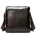 New Style Solid Vintage Briefcase Men Leather Crazy Horse Small Mens Crossbody Bags Famous Brand Mens Messenger Bags Causal