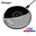 Essager 15W Qi Wireless Charger Fast Wireless Charging Pad Quick Induction Wirless Charger For iPhone 11 Pro max Xiaomi mi 9 Pro