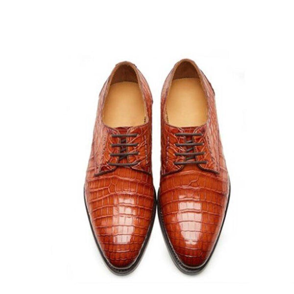 CWV custom  Men's shoes  manual  Men leather shoes  crocodile shoes business  Dress shoes  British  tide  leisure  Men's shoes