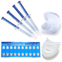 Teeth whitening Peroxide Dental Bleaching System Gel Kit Bright Teeth Whitener Dental Equipment 4pcs with White Led lights
