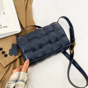 Weave Flap Bags Square Crossbody bag 2020 New High quality PU Leather Women's Designer Handbag Travel Shoulder Messenger Bag