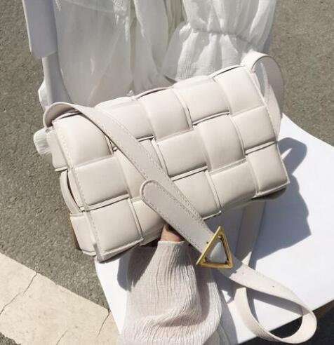 Weave Flap Bags Square Crossbody bag 2020 New High quality PU Leather Women's Designer Handbag Travel Shoulder Messenger Bag