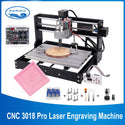CNC 3018 Pro 10w/15w Laser DIY Mini CNC Machine With Offline Controller 3 Axis Milling Machine GRBL Control ER11 Laser Engraver
