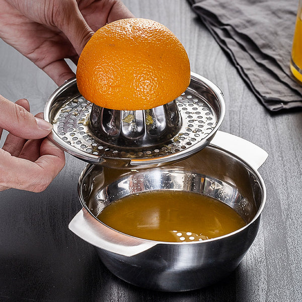 Portable Blender Stainless Steel Lemon Squeezer Manual Juicer Hand Orange Citrus Lime Fruit Juice Squeezer Kitchen Gadgets Tools