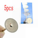 5pc/set Dental Ultra-thin Double Sided Sand Porcelain Diamond Cutting Disc Mandrel Diamond Disc  Dentistry Polishing Tools