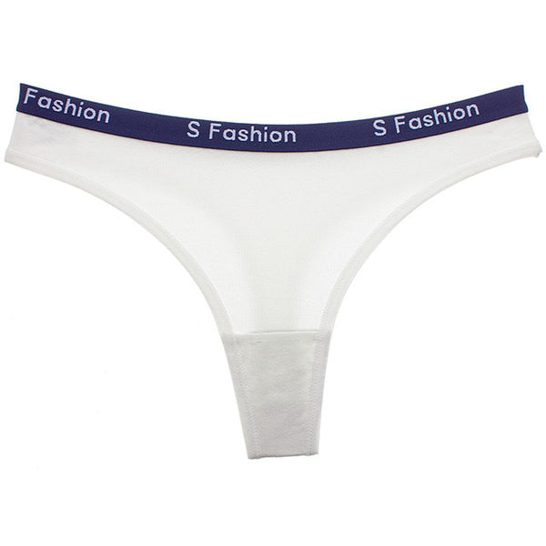 Sexy Lingerie Women's Cotton G-String Thong Panties String Underwear Women Briefs Pants Intimate Ladies Low-Rise 1 piece