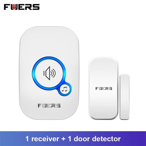 FUERS M557 Wireless Doorbell 433Mhz Home Welcome Smart Doorbell 150M Long Wireless Distance 32 Songs Home Welcome Door Chimes