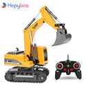 2.4Ghz 6 Channel 1:24 RC Excavator toy RC Engineering Car Alloy and plastic Excavator RTR For kids Christmas gift