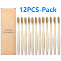 10/12PCS Colorful Toothbrush Natural Bamboo Tooth brush Set Soft Bristle Charcoal Teeth Eco Bamboo Toothbrushes Dental Oral Care