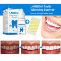 Teeth Whitening Essence 10ml Tooth Brighten Liquid With Cotton Swabs Dental Cleansing Serum to Remove Tooth Stains TSLM2 LANBENA