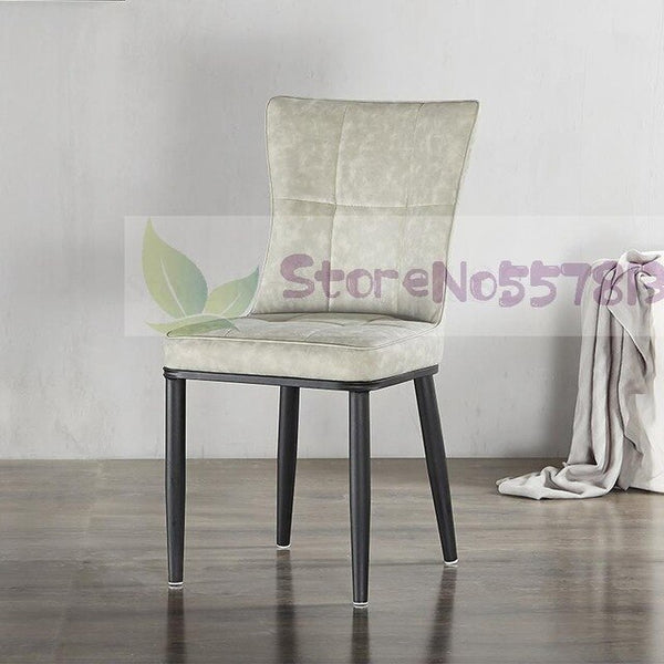 Nordic dining chair modern minimalist home restaurant chair back American dining chair sales office negotiating fashion stools